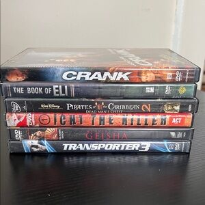 6 DVD Movie Collection - Action and Adventure